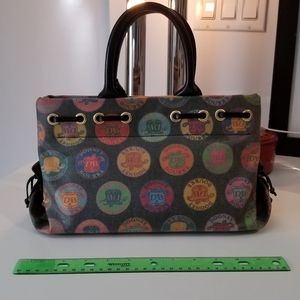 Dooney & Bourke Logo Handbag with Original Leather Crossbody Strap